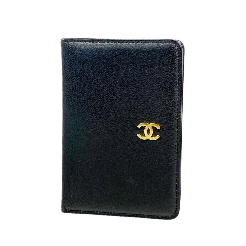 Chanel Leather Notebook Cover, Black, Women's
